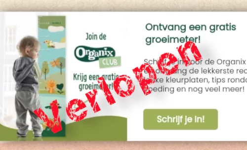 Organix cadeautje