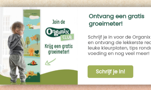 Gratis kindercadeau Organix aanvragen