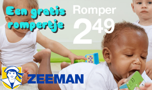 Gratis Zeeman rompert België