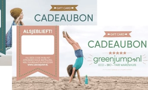 Greenjump duurzame baby cadeaubon