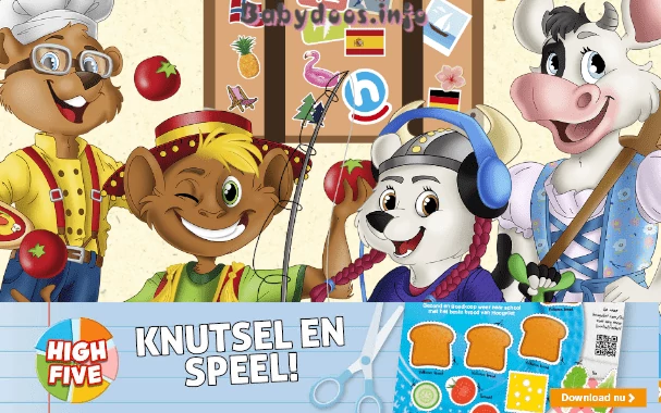 Hoogvliet kinderpagina mascotte dieren