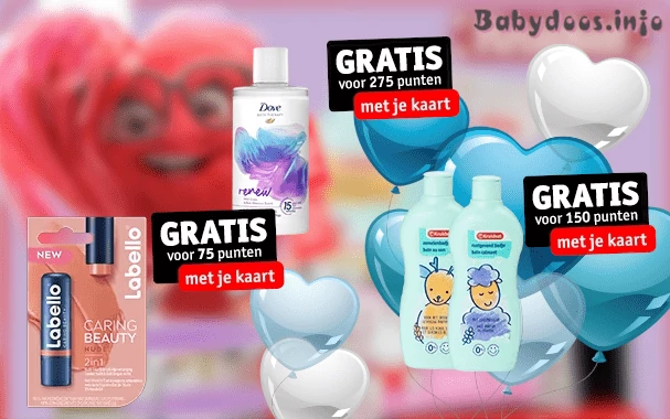 Gratis Kruidvat beauty & verzorging voor spaarpunten