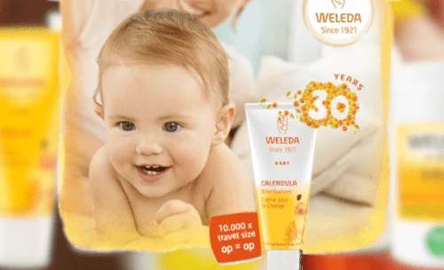 Weleda proefmonsters baby